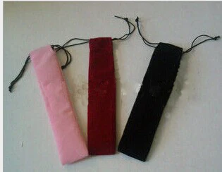 100pcs pequeno cordão bolsa cor-de-rosa da jóia sacos de atacado 7*15 cm de saco de presente para a jóia da embalagem e bolsa de armazenamento