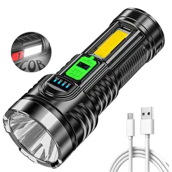 1pcs LEVOU COD Lanterna Recarregável USB Portátil Lanterna Super Brilhante para o Exterior Acampamento Tenda de Luz de Holofote