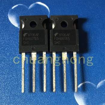 1Pcs/Lote Original Novo Poder Tríodo FGH60T65SHD Transistor de Efeito de Campo IGBT Tríodo TO-247 FGH60T65