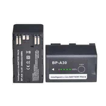 2 Pack BPA30 BP-A30 Bateria para Canon EOS C200, C200B, C220B, C300 Mark II, C500 Mark II, CP200L, C700 PL da Câmara
