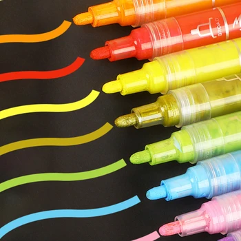 24 cor do marcador impermeável graffiti diy shell telefone celular sapatos de segurança, insípido marcador de caneta arte graffiti caneta