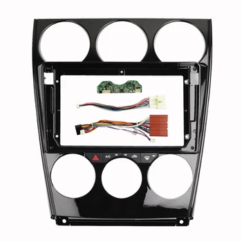 2Din auto-Rádio Fáscia para Mazda 6 2004-2016 DVD Estéreo Moldura de Placa de Adaptador de Montagem Traço de Instalação do Kit de corte de Bisel