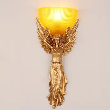 Anjo de Parede de Lâmpadas de LED Luzes de Parede para a Casa da Arte de Decoração de Arandelas de Parede Quarto Lâmpada Bar, Sala de estar Luminárias Escadas Espelho de Luz