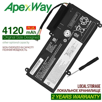 ApexWay Bateria do Portátil De 11,4 V 4120mAh 45N1754 45N1755 Para Lenovo E450 E450C E455 E460 E460C 45N1756 45N1757