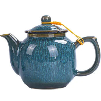 Bule de chá Filtro de Cerâmica de Forno Cozido Único Bule de chá de Tamanho Grande Capacidade de casa com Forro de Kung Fu Chá Chá Copa do Conjunto