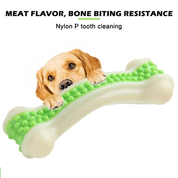 Cão Squeaky Brinquedos Duráveis Limpeza dos Dentes de Mastigação Bola Cachorro Mastigar Brinquedos para animais de Estimação para Cães PI669