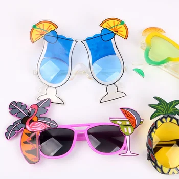De Partido De Praia Novidade Flamingo Festa Decorações De Casamento, Decoração De Abacaxi Óculos De Sol Havaiano Óculos Engraçados Evento De Suprimentos