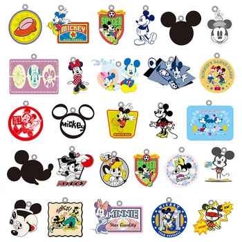 Disney Acrílico bem-Humorado Mickey Mouse Pingente de Resina Epóxi Jóias Ingredientes Animação DIY Fazer Acessórios de Jóias de Moda MIK842