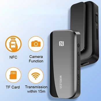 DUPI Receptor de Áudio do Transmissor NFC TF Cartão sem Fio Bluetooth Adaptador Dongle Com Microfone para PC TV Estéreo de Fones de ouvido Carro HIFI