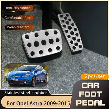 EM MT Carro Pedais Para Opel J Vauxhall, Holden Astra 2009 2010 2011 2012 2013 2014 2015 Aço Inoxidável Restfoot Pedal