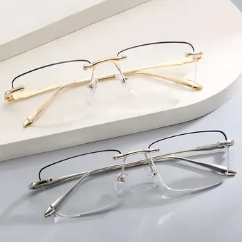 Escritório De Moldura Simples Dobradiça Óculos De Leitura Anti-Luz Azul, Proteção Ocular, Ultra Leve Óculos