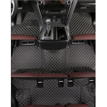 Especiais personalizados carro tapetes para o Novo Nissan Armada 2019 7 lugares impermeável durável tapetes para a ARMADA 2018-2017