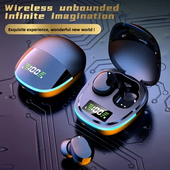G9 TWS Ar Fone Fones de ouvido Bluetooth fone de ouvido sem Fio Controle de Toque Fones de ouvido com Microfone LED de indicação de Redução de Ruído Jogo de Fone de ouvido