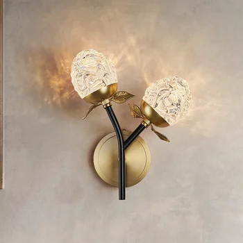 Lâmpada De Parede Moderna, Criativa Decorativo De Cobre Candeeiro De Pinha Simples Parede Dourada De Luz Sala, Quarto, Corredor, Corredor