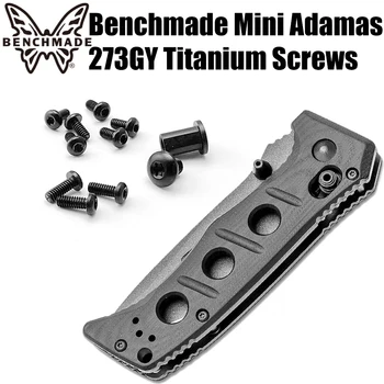 Mini personalizado Adamas 273 faca parafuso de Titânio Para Benchmade Mini Adamas 273 faca DIY cabo da Faca Material do Parafuso