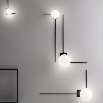 Nordic Minimalista Combinação de Lâmpadas de Parede Criativo Feijões Mágicos Modernas Lâmpadas do Teto para Sala, Quarto, Corredor LED Luzes de Parede
