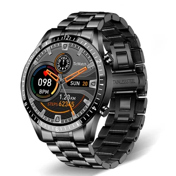 Nova Chamada Bluetooth Smart watch Homens Ecrã táctil de Esportes relógio de fitness Bluetooth é Adequado Para Android, ios Smartwatch Homens