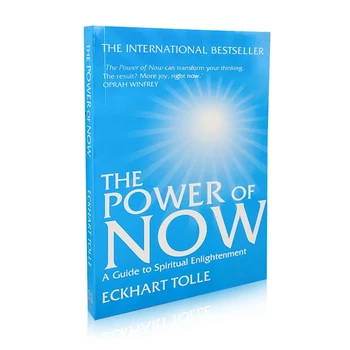 O Poder do Agora, Eckhart Tolle Um Guia para a Iluminação Espiritual em inglês do livro de Jovens inspiradores de sucesso motivação livros