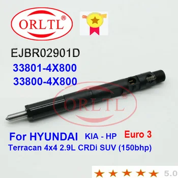 ORLTL Common Rail Injector EJBR02901D 33801-4X800 338014X800 33800-4X800 338004X800 Para HY UNDAI Terracan 4x4 2,9 L CRDi SUV Euro
