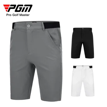 PGM de Calças de Golfe de Homens de Shorts de Esportes de Verão de Calças de Mid-Cut Homens de Calças de Elástico e Respirável