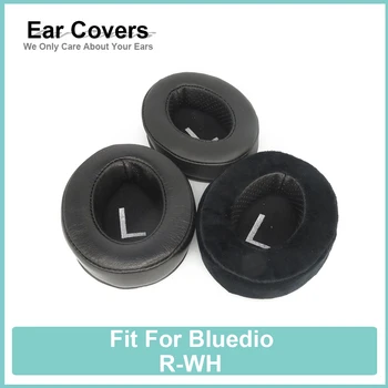 Protecções Para Bluedio R-Fone de ouvido WH Earcushions Proteína de Veludo pele de Carneiro Almofadas de Espuma de Almofadas de Ouvido Preto
