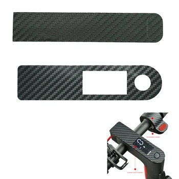 Scooter elétrico Adesivo PVC, Impermeável, Anti-Derrapante de Fibra de Carbono de Padrão de Painel de Película Protetora Acelerador para Xiaomi M365 Pro