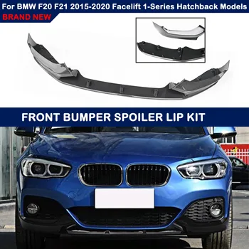 Spoiler dianteiro Amortecedor de Bordo Para a BMW F20 F21 2015-2020 M Sport Plástico ABS parte de baixo do Corpo do Kit de Placa de protecção Divisor Protetor
