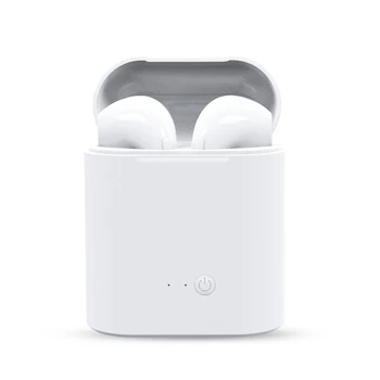 Ubit Venda Quente i7s TWS Mini sem Fio Bluetooth Fone de ouvido Estéreo de Fone de ouvido Earbud Com Caixa-carregador Microfone Para Todos os telefone Inteligente