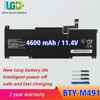 UGB Novo BTY-M491 Bateria Para o MSI Modernos 15 A10RB Modernos 15 A10RB-041TW Série de Bateria do Caderno De 11,4 V/52.4 WH/4600MAH