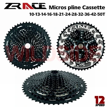 ZRACE bicicleta MTB Cassete moto 10-50T 12 Velocidade Compatível para Microspline Freehub,M9100 M8100 M7100 bike parte
